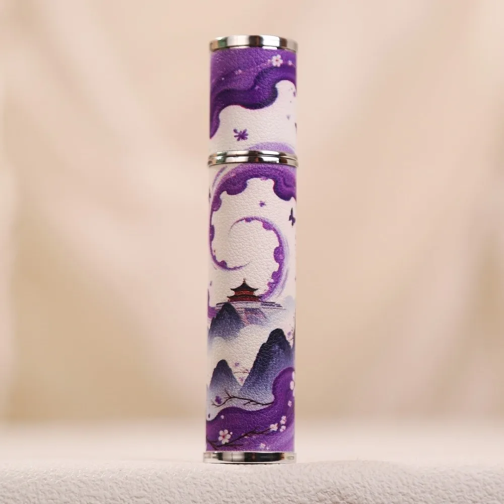 PU Lederen Parfumflesje Lege lekvrije Cosmetische Container 10 ml Hervulbare Ultrafijne Mist Geurcontainer voor Vrouw