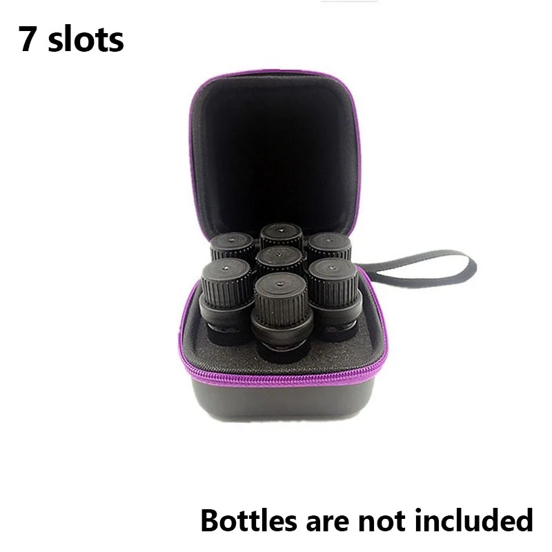 Essential Oil Case Portable 30-60 Bottles 5/10/15ML Perfume Oil Essential Oil Box Travel Carrying Holder Nail Polish Storage Bag