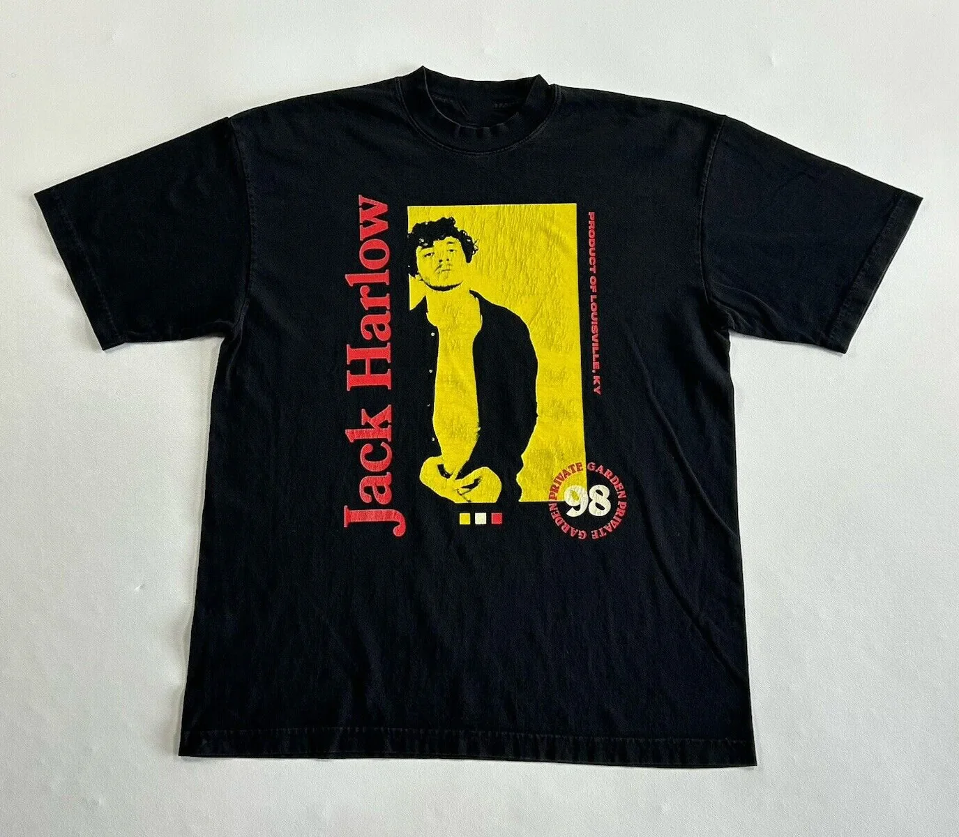 Vtg Jack Harlow Singer Heavy Cotton Black All Size Unisex T Shirt
