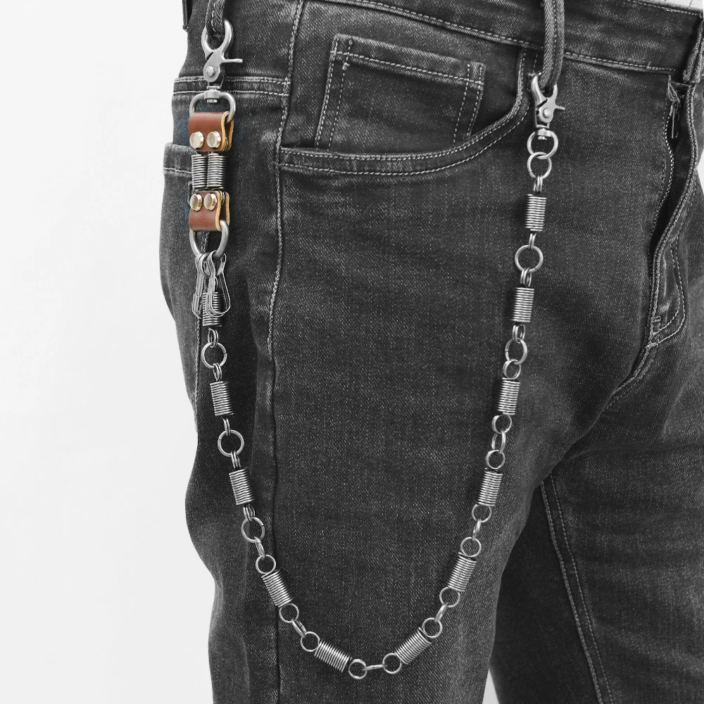 

Металлическая цепочка для весенних брюк в стиле хип-хоп, высококачественная цепочка на талию, индивидуальная цепочка для мужчин и женщин