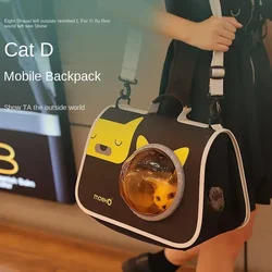 Experience The Most Comfortable and Stylish Cat Carrier with Space Capsule Design Cat Backpack Cat Supplies
