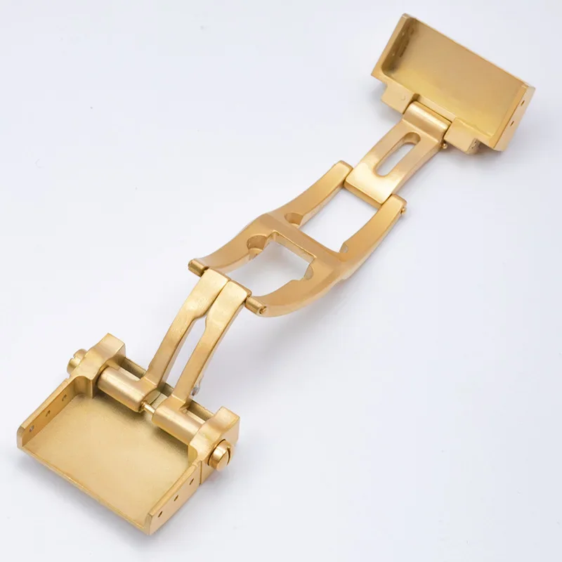 إكسسوارات الساعة مشبك لـ Ulysse Nardin Athens مشبك حزام مطاطي مشبك فراشة من الفولاذ المقاوم للصدأ 20 مم #2