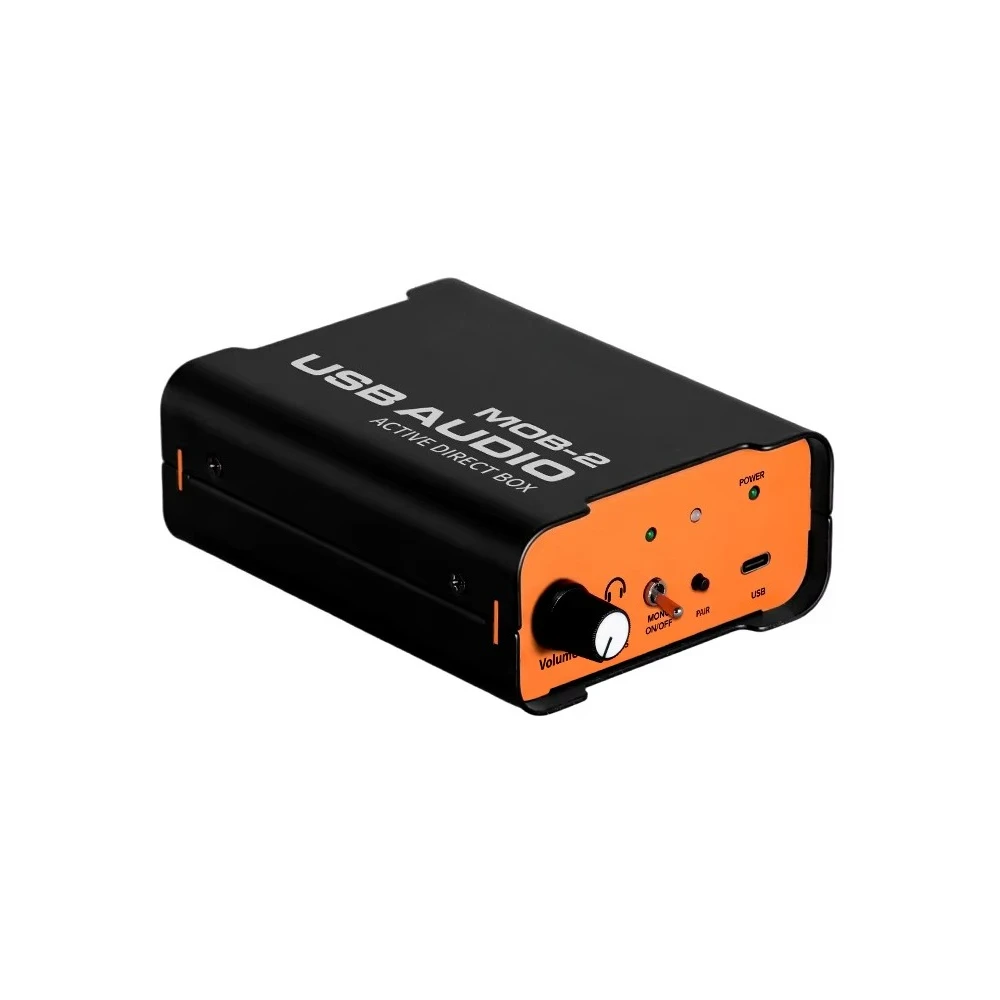 2 Channel Metal Audio Isolator Direct Injection DI Box, 128dB Clear Transmission Balanced Audio Signal Processor