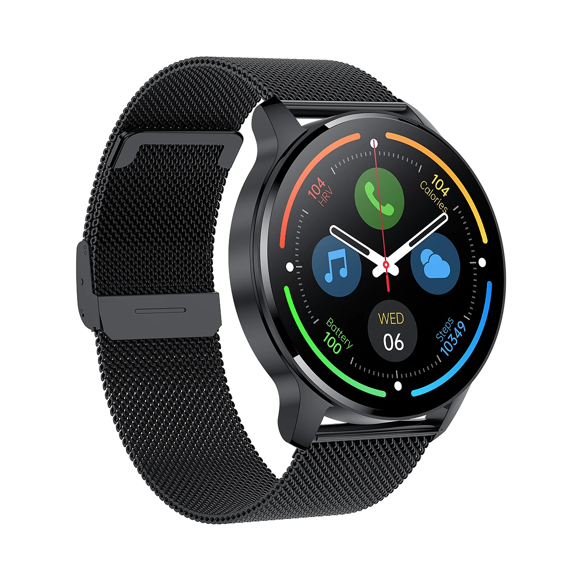 

for Vivo V29 V27 V25 Pro Y77 Y36 Y52S Smart Watch 1.32 Inch Big Screen Body Temperature Blood Oxygen Heart Rate Sports Fitness