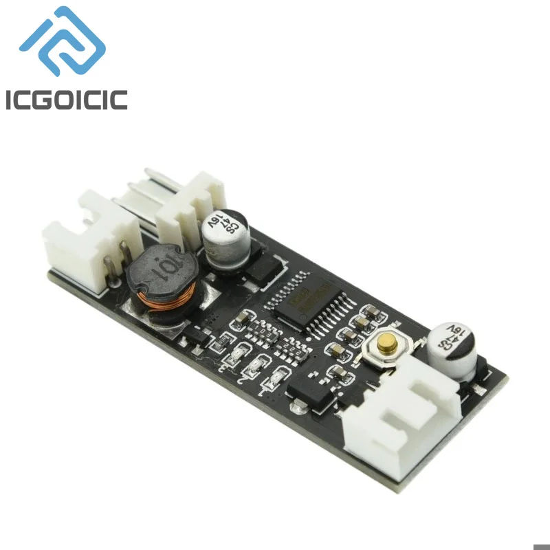 Pengontrol Kecepatan Kipas PWM 12V 0,8A - Kontrol Suhu untuk Kipas 2/3 Kawat - Modul Pengurang Kebisingan dengan NTC B 50K 3950