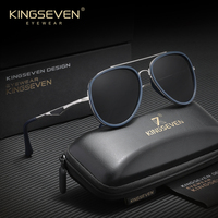 KINGSEVEN Classical Pilot Sunglasses Male Anti-glare Driving Protective Glasses Men Women UV400 Polarized Causal Eyeglasses