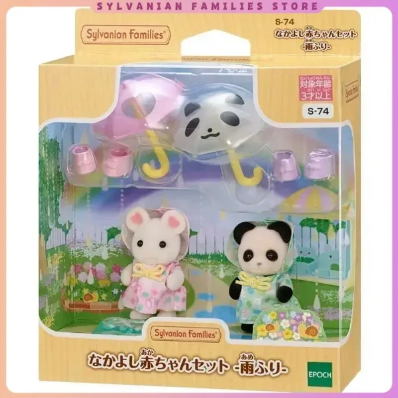 ternurines Sylvanian Families Anime Figuren Familie Set Puppe Spielzeug Baby Puppe Sammlerstück Zimmer Ornamente Dekor Figur Kind Geschenk