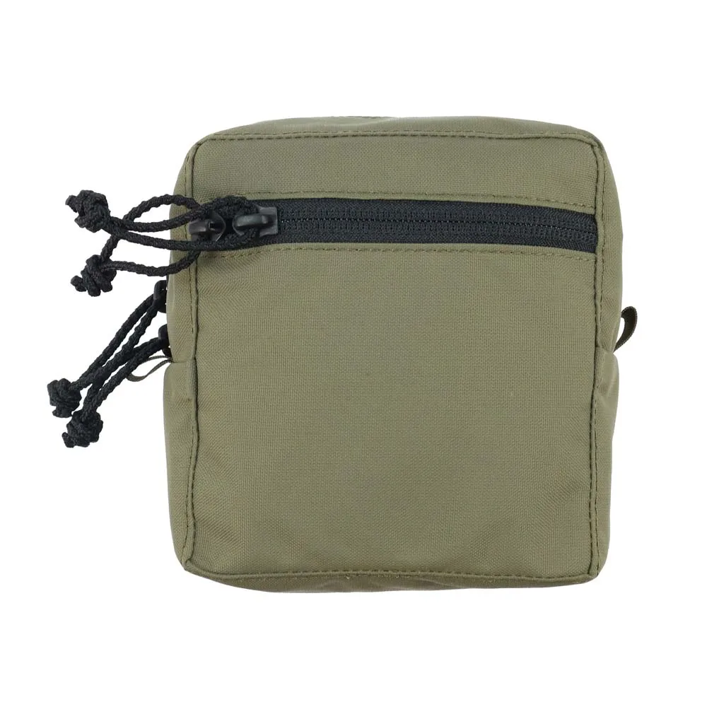 Outdoor Tactical Small GP Pouch Square Sundry Bag Vest MOLLE Zipper Practical Bag Delustering 500D P133