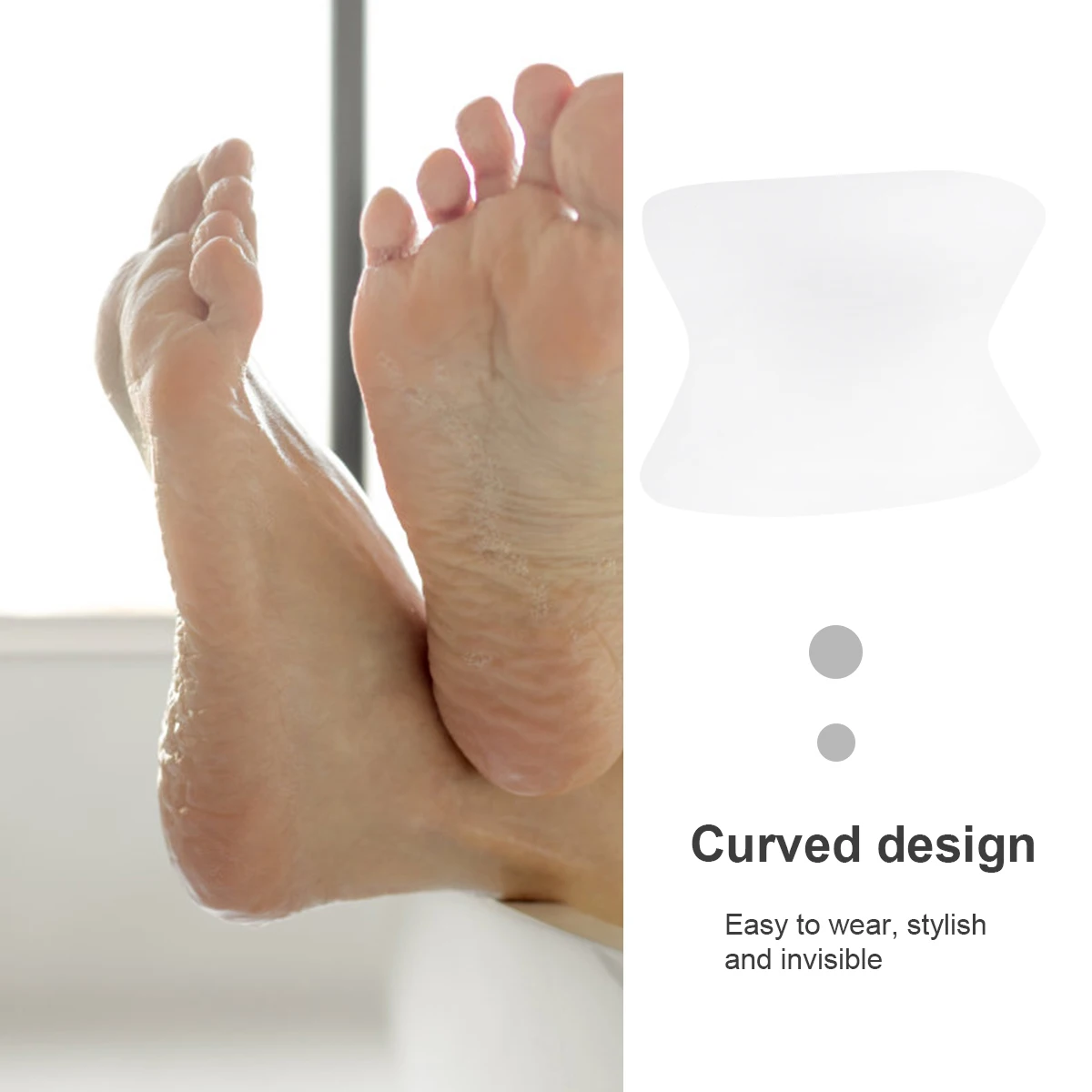 5 قطعة الفواصل تو الورم الإغاثة أروح مصحح القدم محاذاة أداة لتخفيف الآلام منع الذرة قابلة لإعادة الاستخدام قدم الرعاية #6