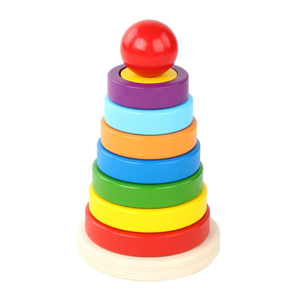 1Set Wooden Educational Shape Sorter for Kids Color Recognition Geometric Puzzle Cognitive Development Birthday