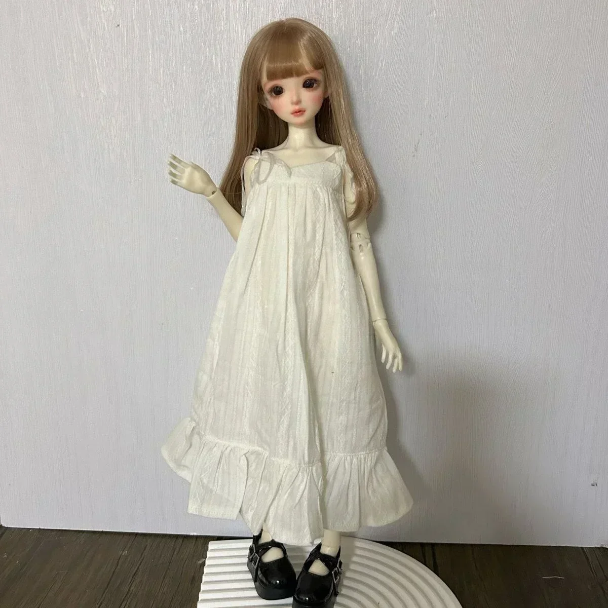 1/3 1/4 1/6 Doll's Clothes for Bjd Doll Sleepwear Suspender Fairy Dress Long Skirt Girl Toys 60/45/30cm Doll Accessories,No Doll