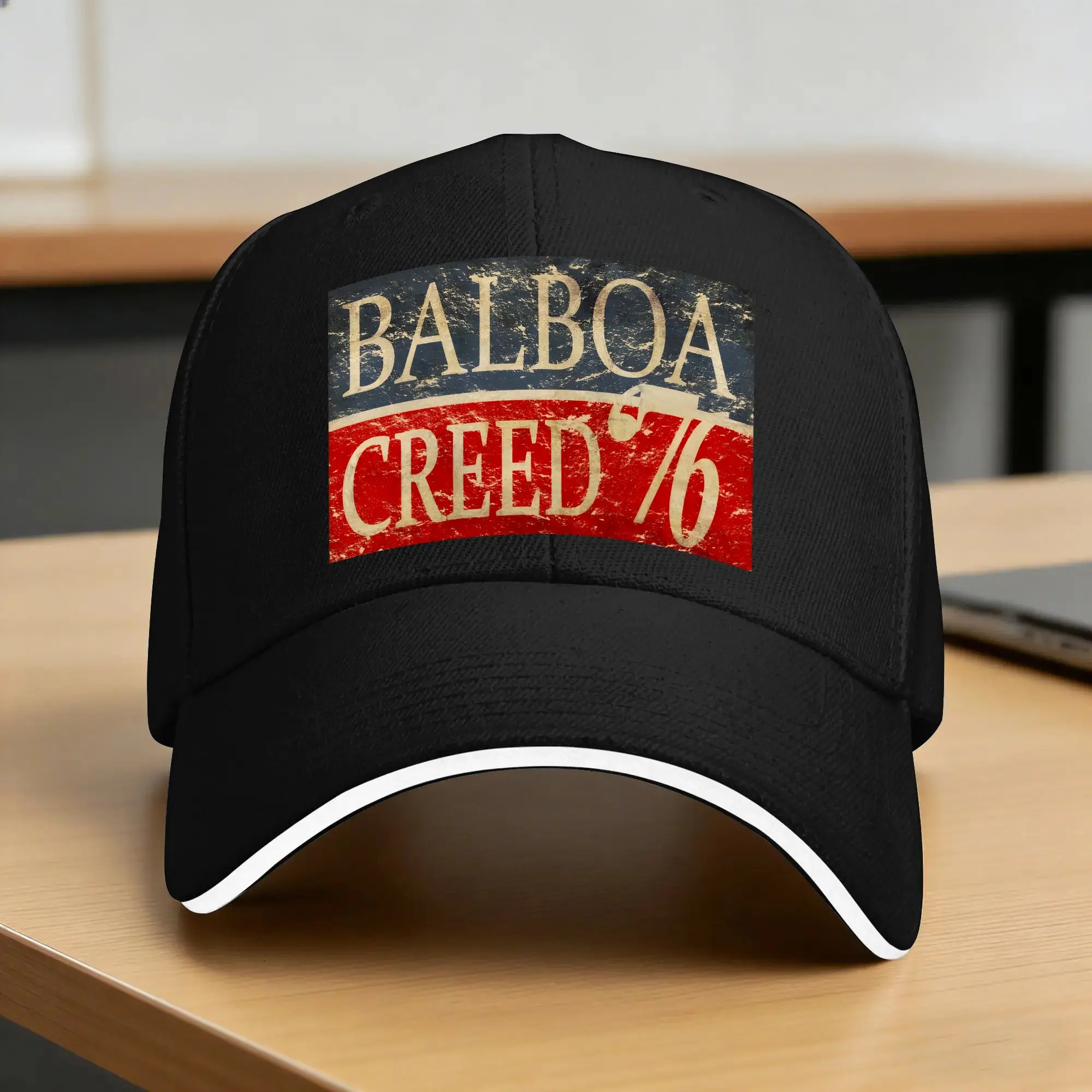 Sun Baseball Cap Apollo Creed Balboa 76  Custom Logo Hip Hop Hats High Quality Fashion Outdoor Sports Baseball Caps