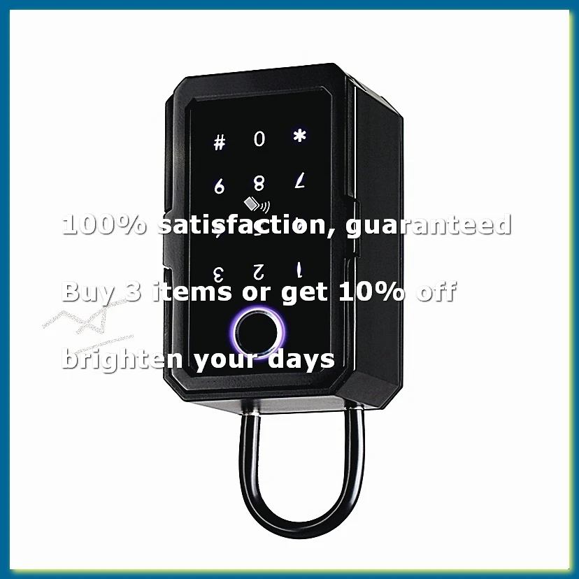 Key Cabinet with Code, Key Safe for Outdoor/Indoor Key Safe Fingerprint for Home/Garage/Office (Bluetooth)