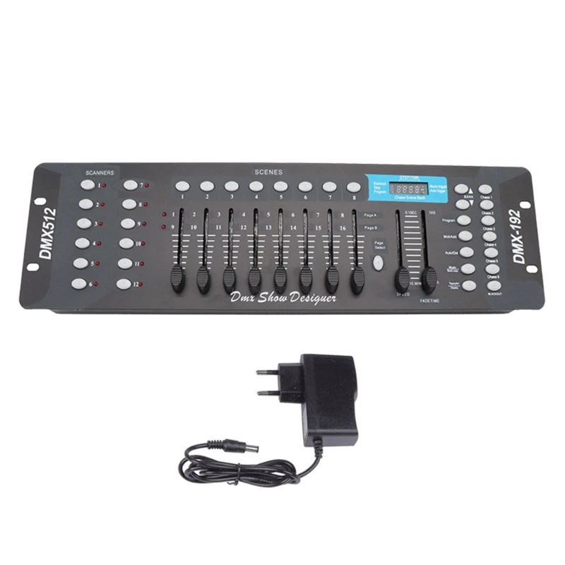 

Бестселлер DMX512 Консоли контроллера 240 сцен 192 канала осветительных консолей для мини -контроллера DMXS DMXS Light Desk
