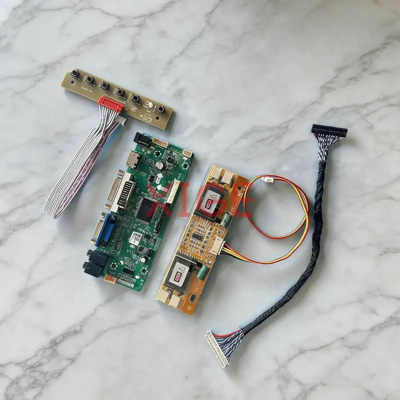 

Screen Drive Controller Board Fit M210W1 CLAA201WA04 CLAA220WA01 M190Z1 VGA DVI HDMI 1680x1050 1680*1050 4-CCFL 30 Pins LVDS Kit