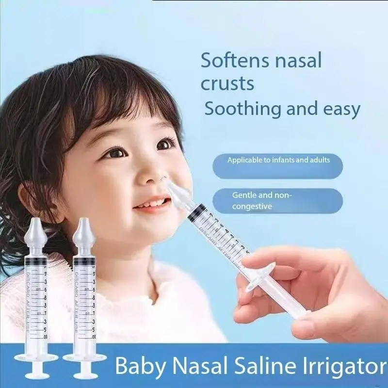

Набор для чистки носа младенцев, 10 шт., 10 мл, портативный назальный аспиратор, безопасный инструмент для ежедневного ухода за малышами
