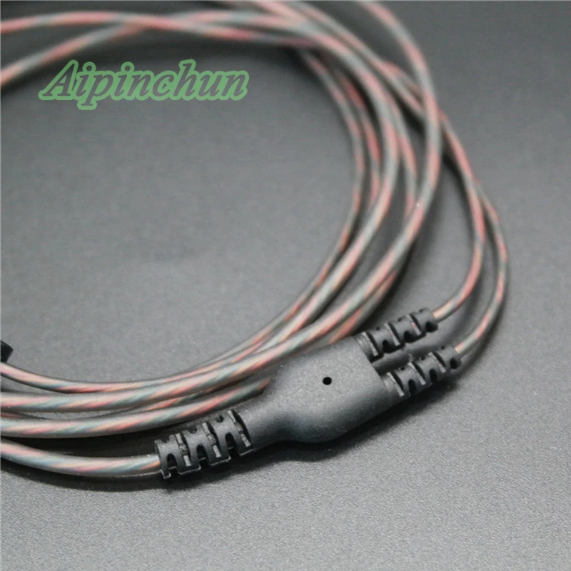 Кабель для наушников Aipinchun с разъемом L Jack MMCX, сменный микрофон для наушников Shure SE215, SE535, SE846, SE425, SE315, UE900, Westone