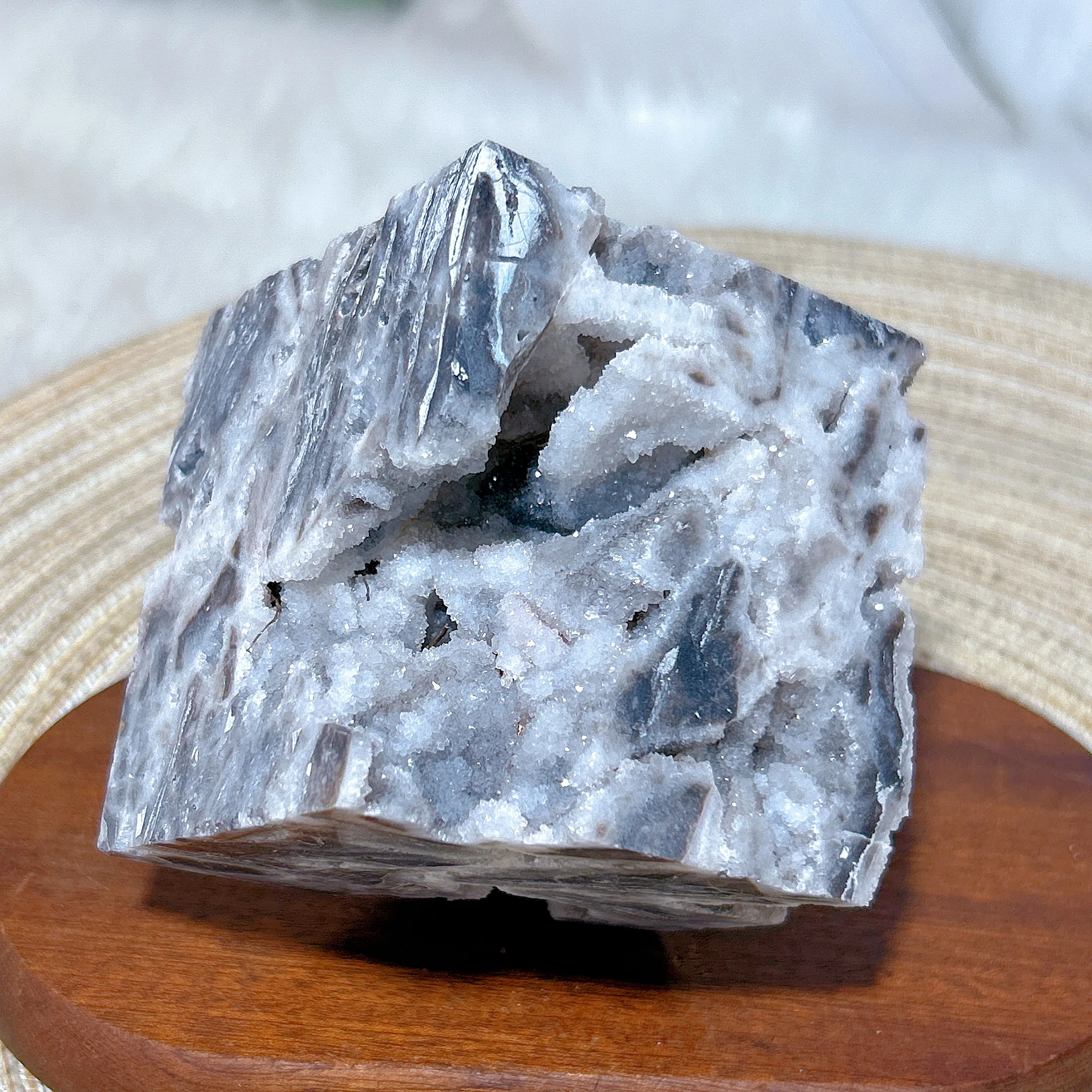 Healing Natural Crystal Sphalerite Geode Druzy Big Cube Stand Rubiks High Quality Gemstones Mineral Home Decorations Reiki Ore