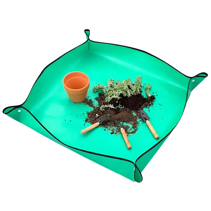 

2 шт. садовый напольный коврик, сменный коврик, водонепроницаемый коврик для посадки цветов, коврик для посадки в горшке, специальный инструмент для сада