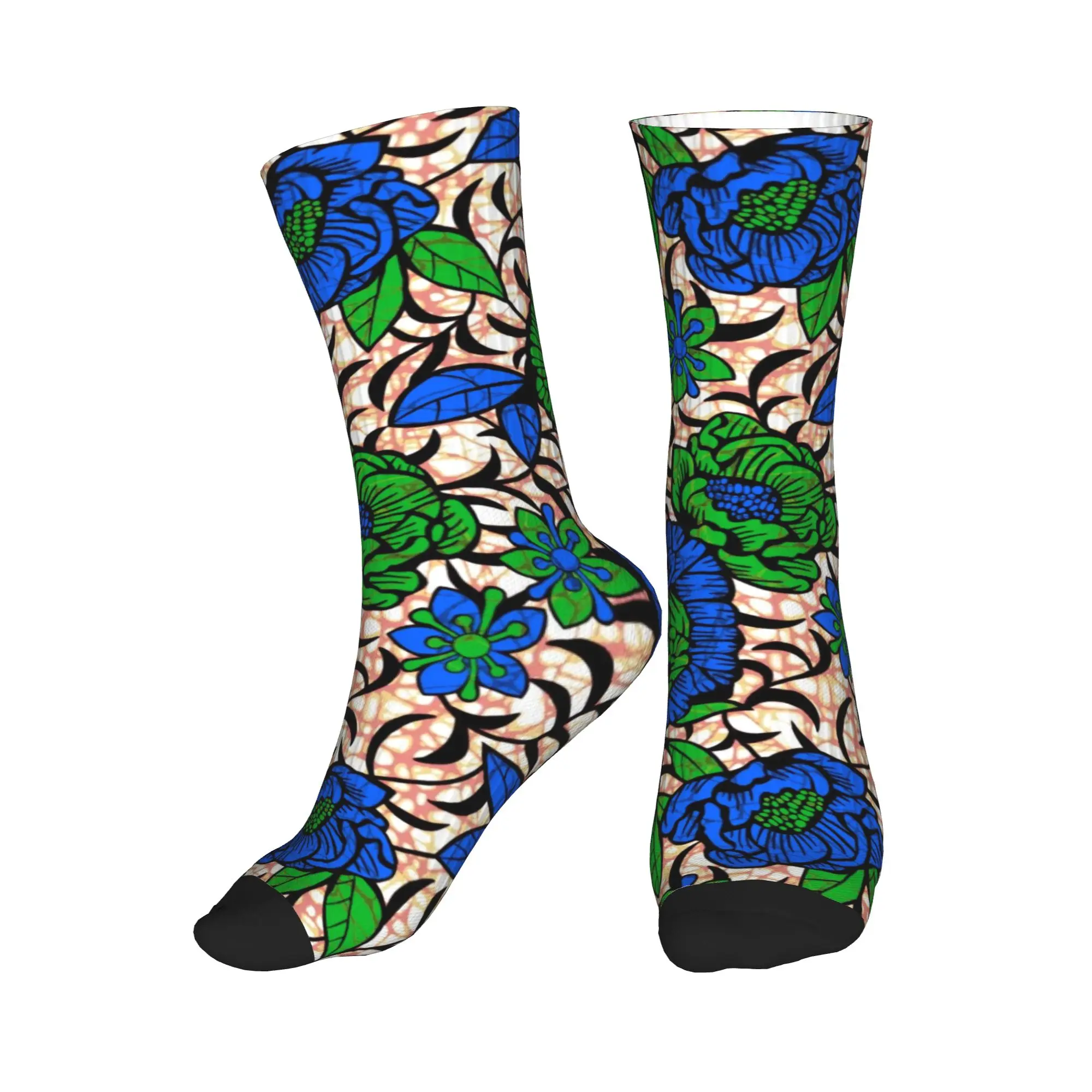 

Ethnic Tribal Traditional Geometric Ankara African Print Men Women Crew Socks Unisex Fun 3D Print Dress Socks