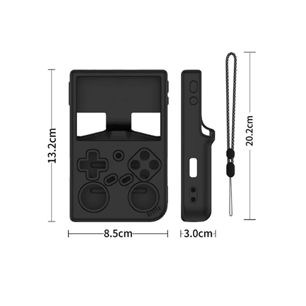 Para anbernic rg 35xxpro console de jogo capa protetora retro handheld console de jogo silicone à prova de choque capa protetora