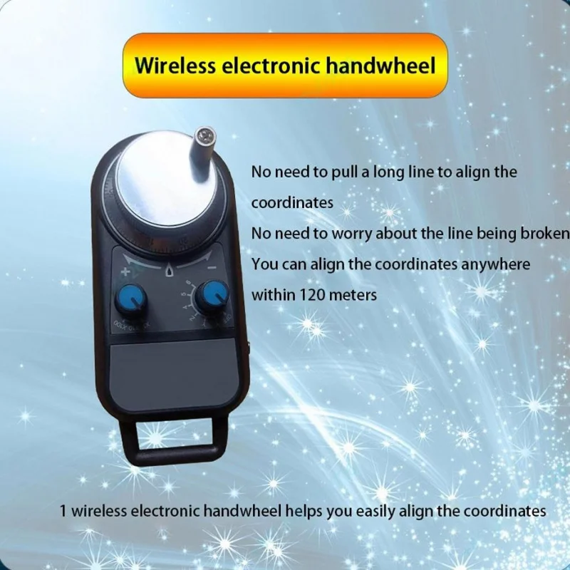 CNC-Graviermaschine Verarbeitungszentrum, kabelloser elektronischer Handradpulser, 6-Achsen-Wireless-Handrad, Fabrikgroßhandel