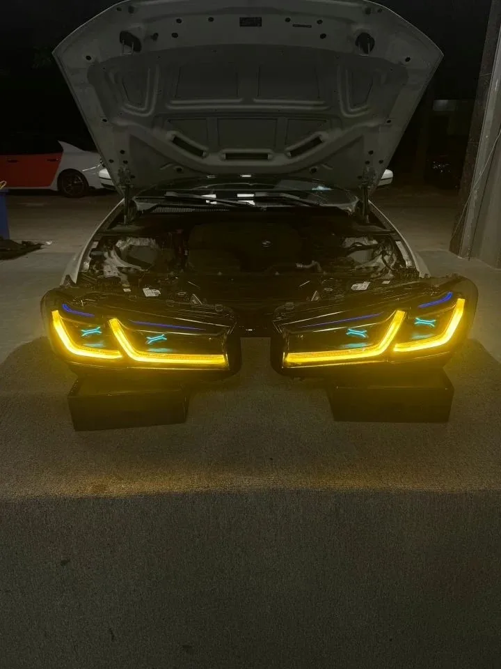 

Car Led Headlight Daytime Running DRL for BMW 5 Series G38 M5 OSS modified Turn signal