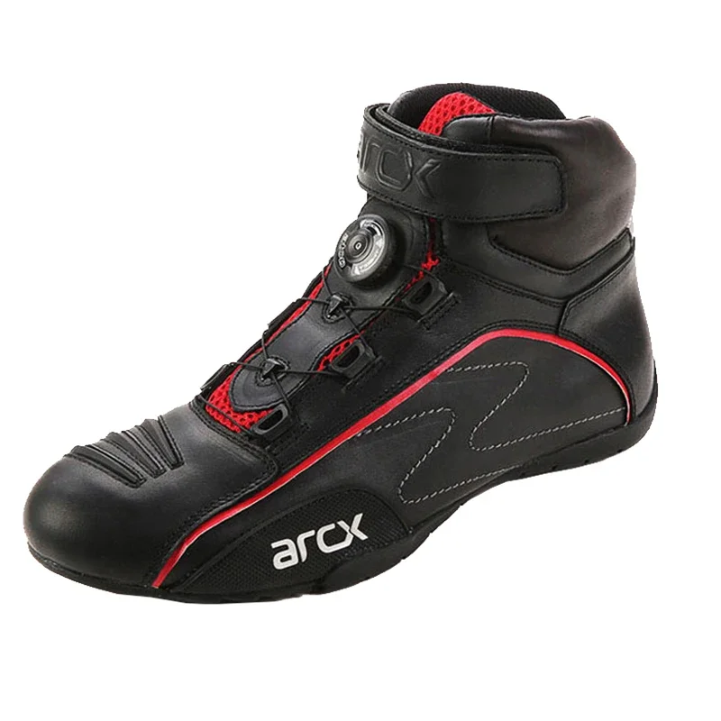 ARCX Motorcycle Boots Men's Four Seasons Motorcycle Dermis Anti-fall Brtathable Anti-slip Casual Shoes Motorcycle Racing Boots