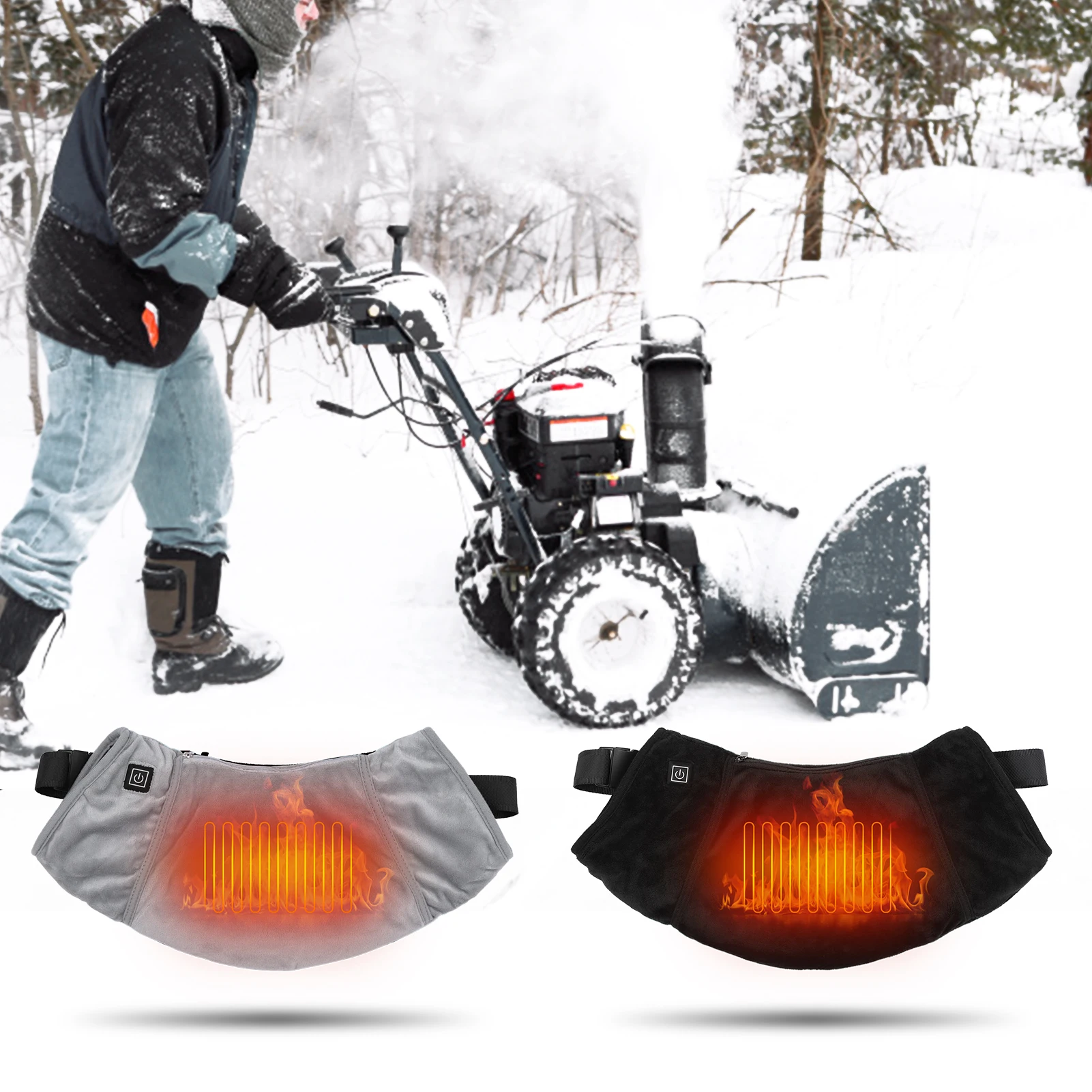 مدفئ يدوي كهربائي ، إفلات حراري ، قفازة طقس بارد ، حقيبة خصر للصيد في الهواء الطلق ، التزلج ، التخييم ، الشتاء ،