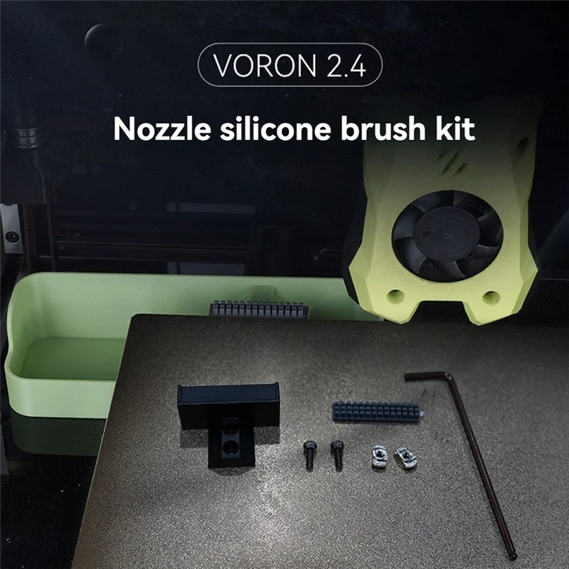 

New!!For Voron 2.4 Nozzle Cleaning Brush Kit To Remove Residual Filament And Enhance Printing Precision For 3D Printers