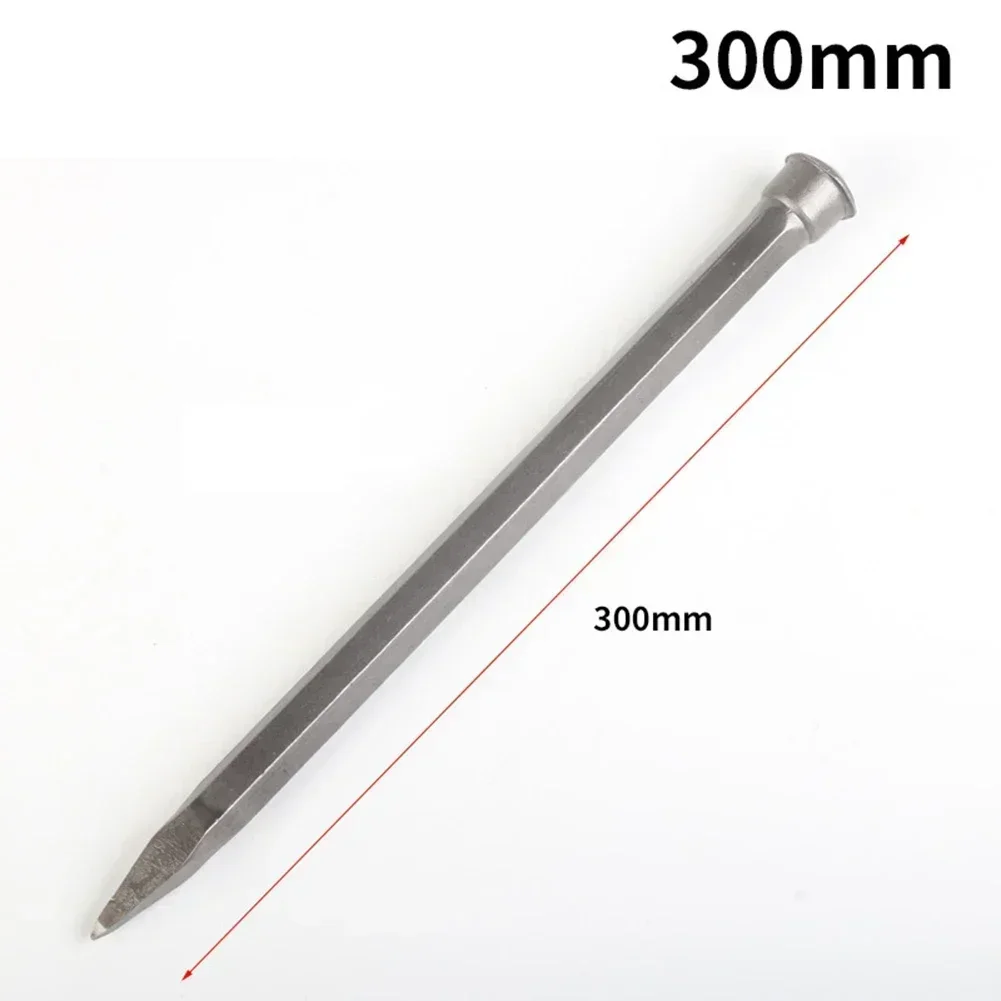1pc Hard Alloy Stone Carving Chisel High Hardness Precise Cuts Smooth Lines Tool 250*17mm Chromium Vanadium Alloy Steel Chisel