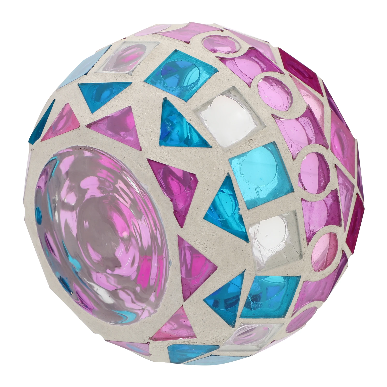 

Mosaic Colorful Glass Holder Elegant Table Centerpiece Home Decoration Romantic Tealight Ornament Tea Light Holder