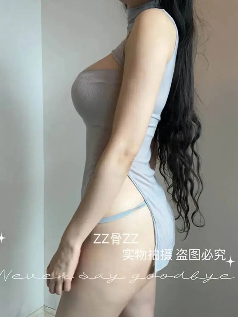 Verão novo francês sexy elegante estilo feminino alta fenda oco transparente vestido de pescoço alto fino moda feminina vestido 7eh9