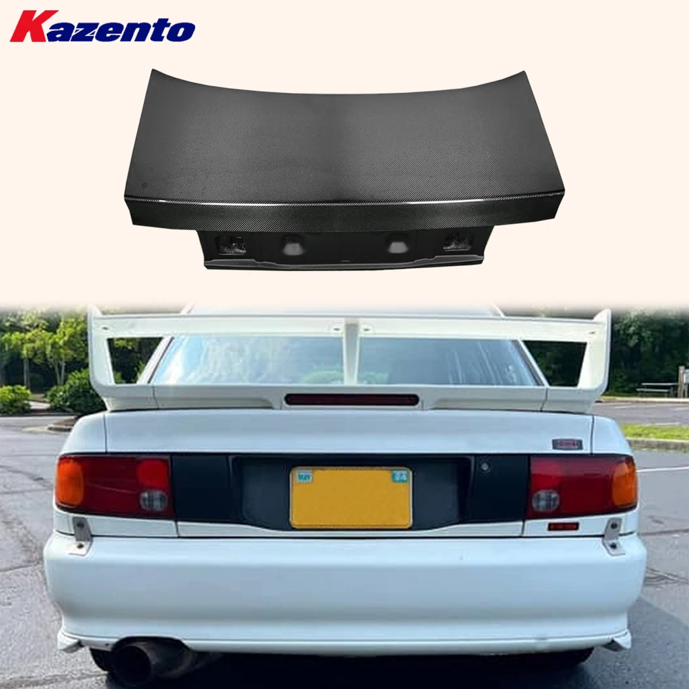 

For Mitsubishi EVO 1 2 3 1992-1996 Sedan OE Style Carbon Fiber Rear Bumper Trunk