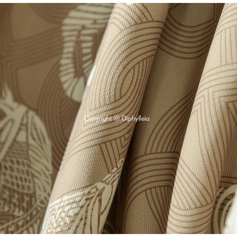 Diphylleia H Style Beige Horse Geometry Chains Sofa Throw Modern Medieval Luxury Atmosphere Decorative Blanket For Hotels Villas
