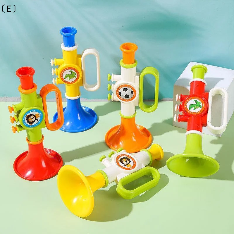 〔E〕Whistle Horn Trumpet: Adorable Multicolor Kid's Musical Toy, Excellent Game And Learning Aid For Montessori Education