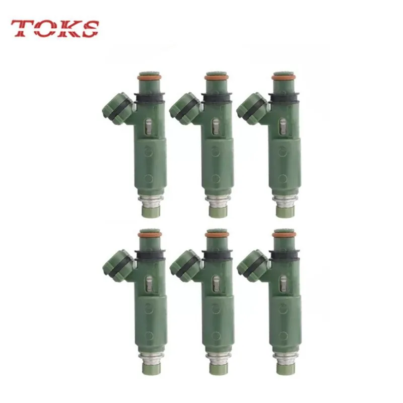 

6PCS 23250-66010 Original Fuel Injector Nozzle For Toyota Land Cruiser 100 1999-2009 1FZ 4.5 2325066010 23209-66010 23250 66010