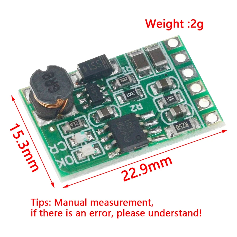 3.7V 4.2V Charger 5V 6V 9V 12V Discharger Board DC DC Converter Boost Module For Solar Mobile Power Charger Lithium Battery