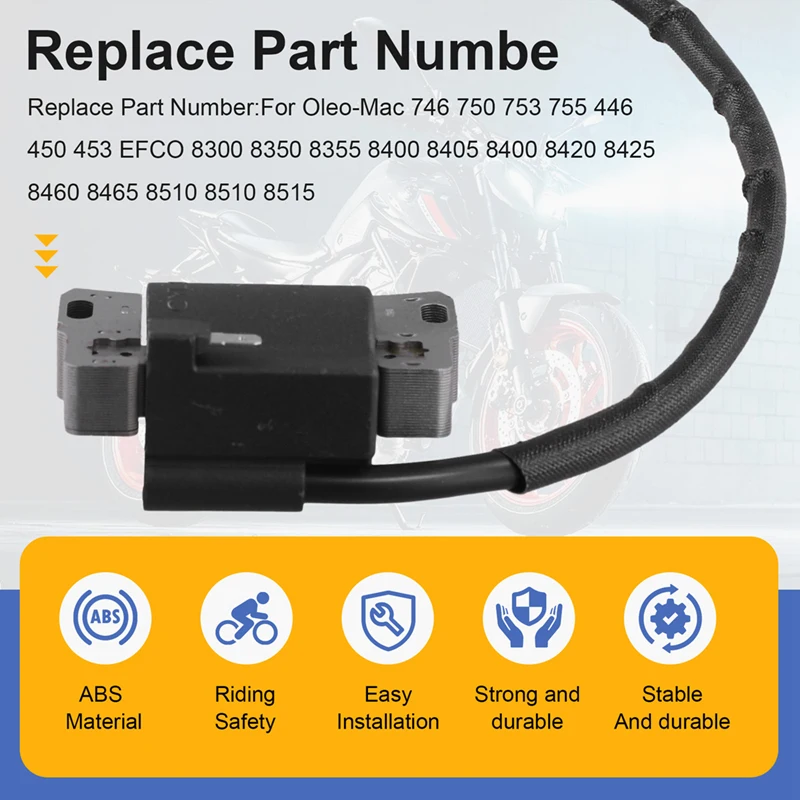 2Xignition Coil High Pressure Pack  For Kawasaki FC400V FC420V John Deere LX172 LX176 240 GT242 F510 21121-2070 AM109209