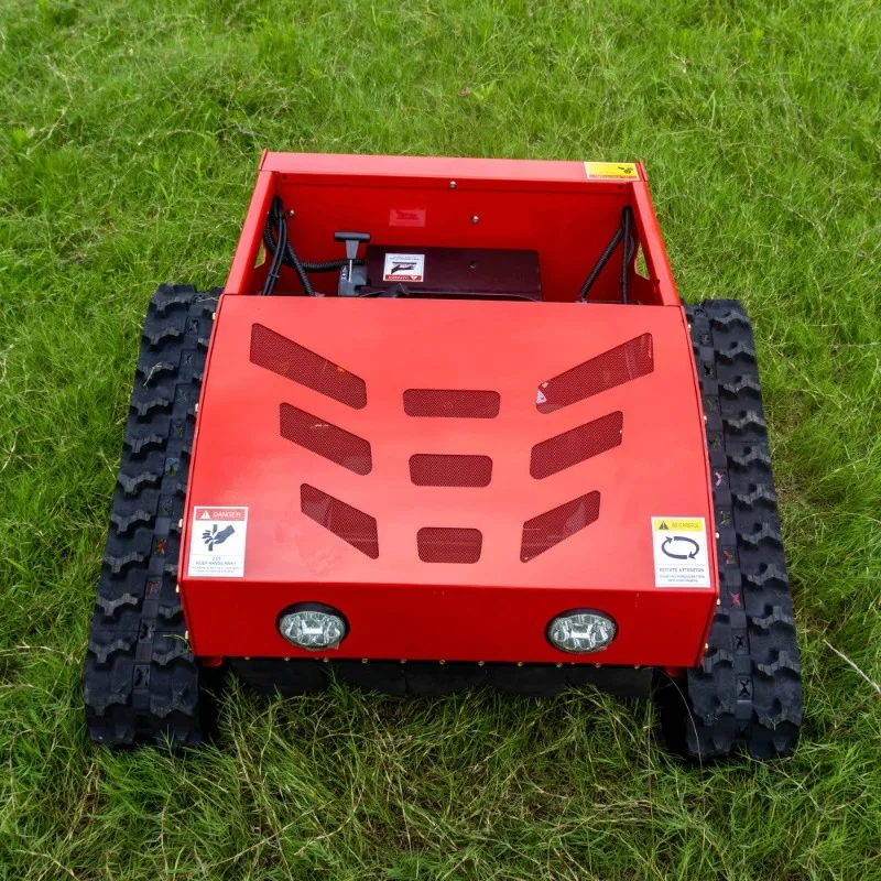 Intelligent Remote Operated Crawler Weeding Machine HT750 Agricultural Lawn Mower  Orchard Embankment Slope Grass Cutting Work