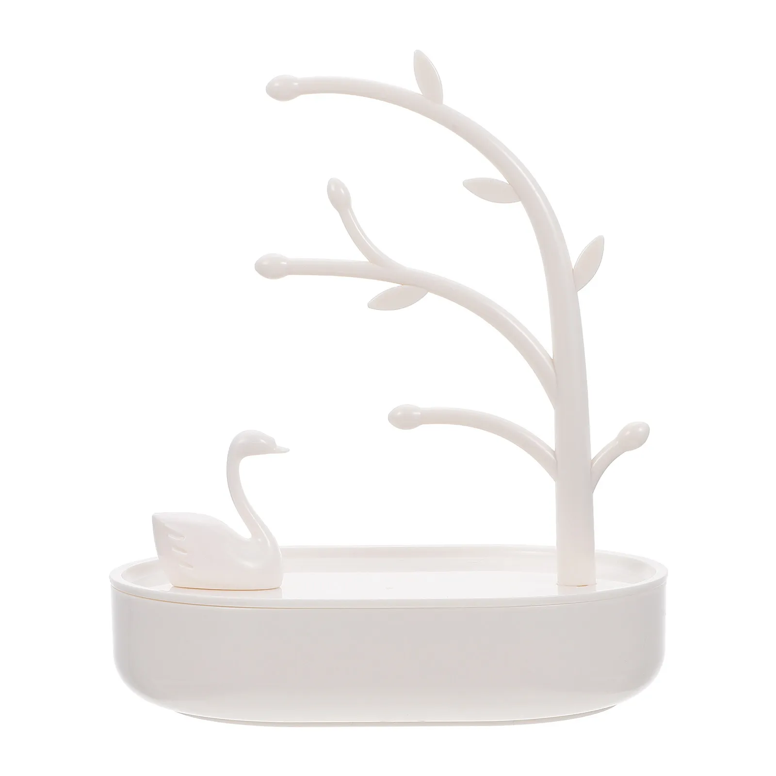 

Multi-Functional Jewelry Tree Stand for Necklaces Earrings Rings Bracelets Watches Amber Diamond Display Desktop Organizer