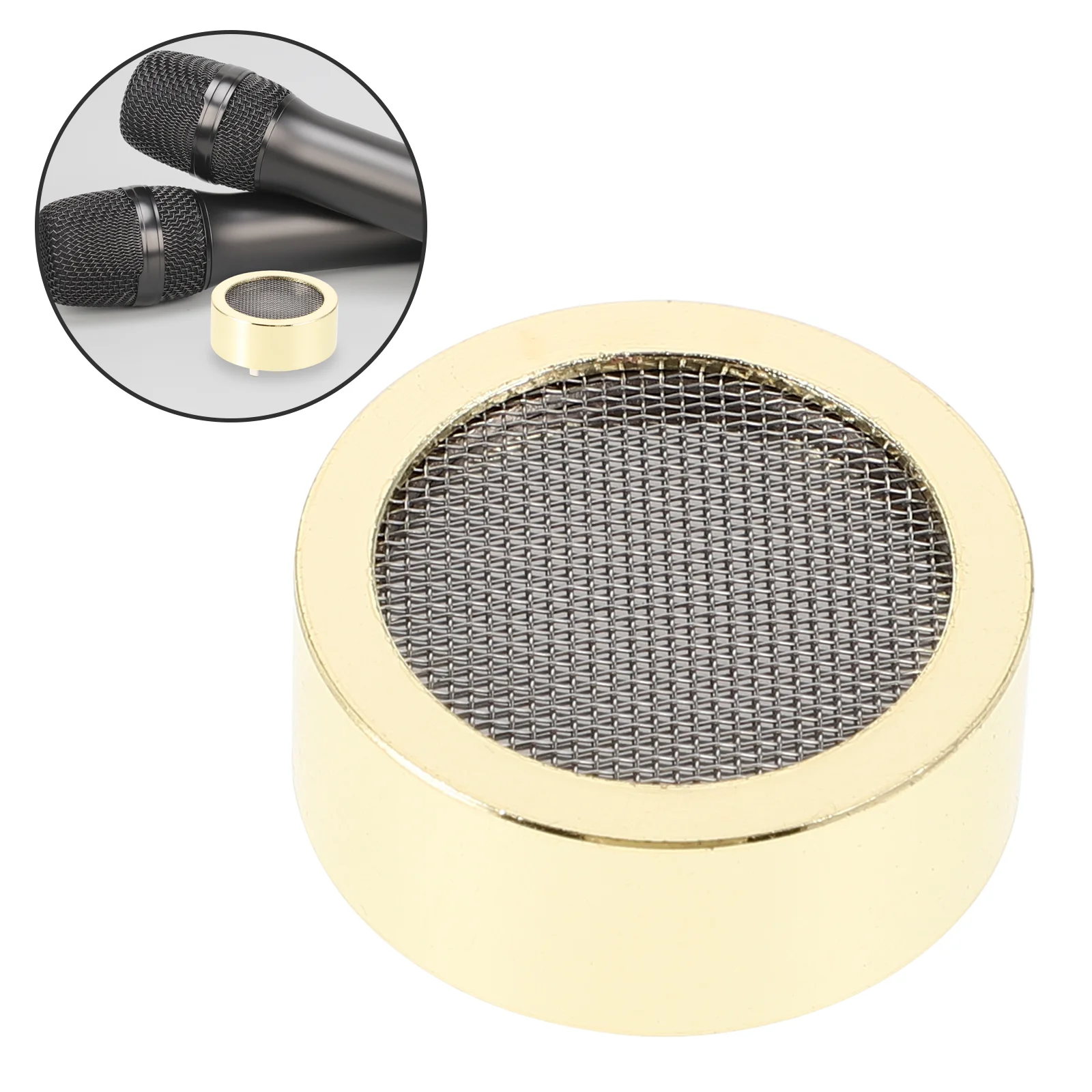 Professional Gold Plated Diaphragm Core Condenser Microphone Capsule for Studio Recording KTV Singing 26mm Dynamic Voice Coil