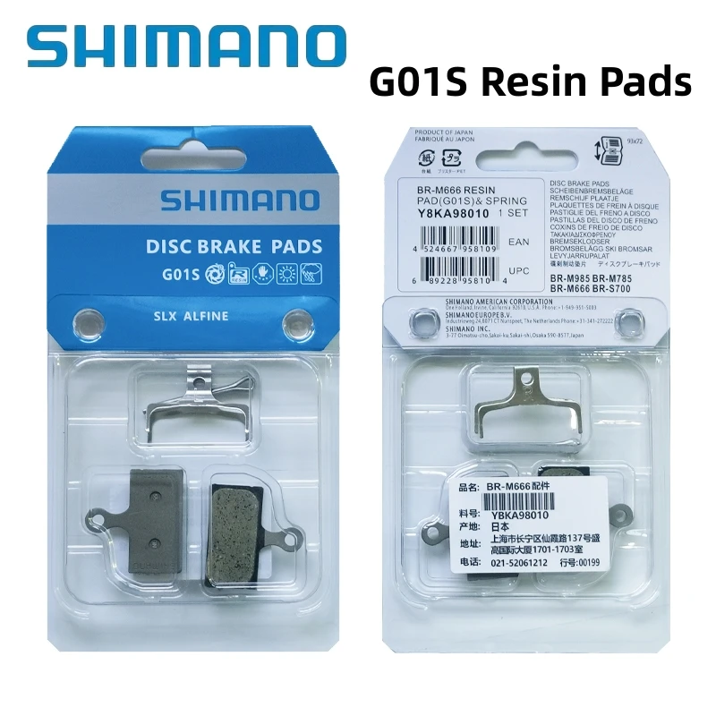 Shimano XT BR-M785 Pinza Freno A Disco MTB - PM, Nera, Con Pastiglie Resina G01A