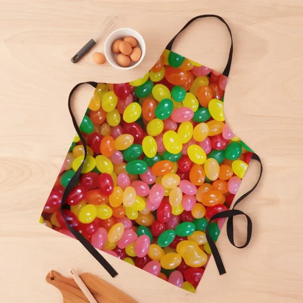 

Jelly Beans Apron Teacher Women's Kitchen Apron