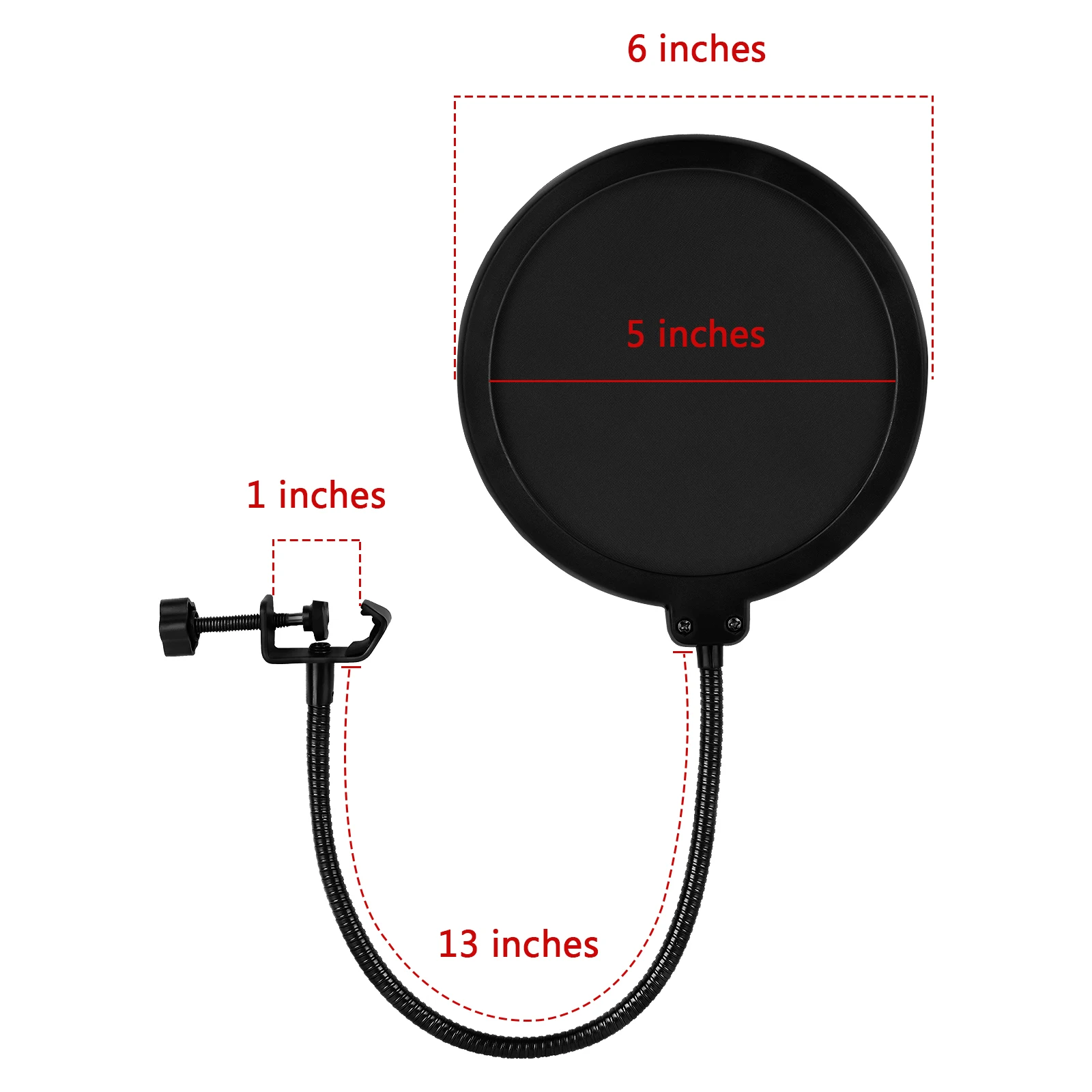 Geekria for Creators Mic Pop Filter Compatible with Blue Yeti, Yeti X, Yeti Pro, Yeti Nano, Snowball ICE, Snowball