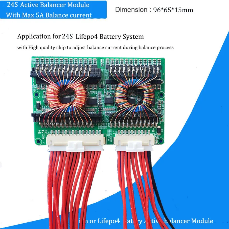 

24S Active Balancer Lifepo4 or 72V Battery equalizer of Balance Module with 5A high quality