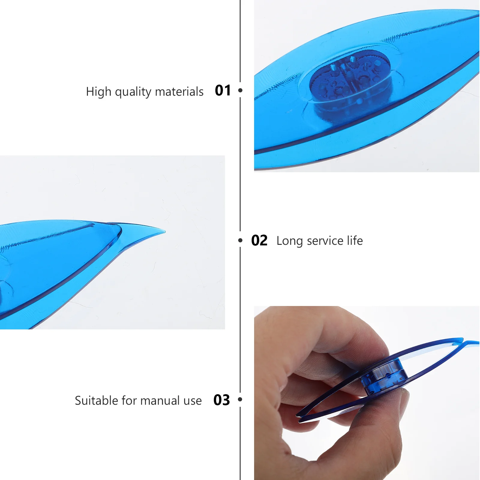 2 قطعة مكوكات الوشم البلاستيكية الحرفية الدانتيل صنع Diy بها بنفسك أدوات المكوك لليد الفن النسيج لوازم الحرف المنزلية دائم السلس #5