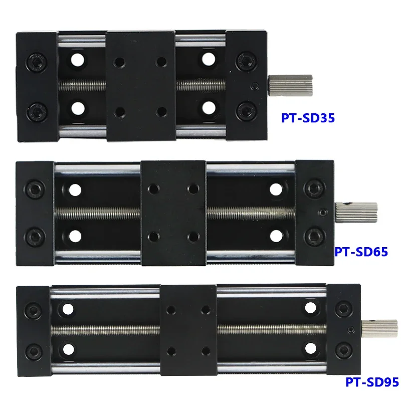 Travel 10/35/65/95 Manual Translation Table X Uniaxial Displacement Table/One-dimensional Displacement Table Slide Table
