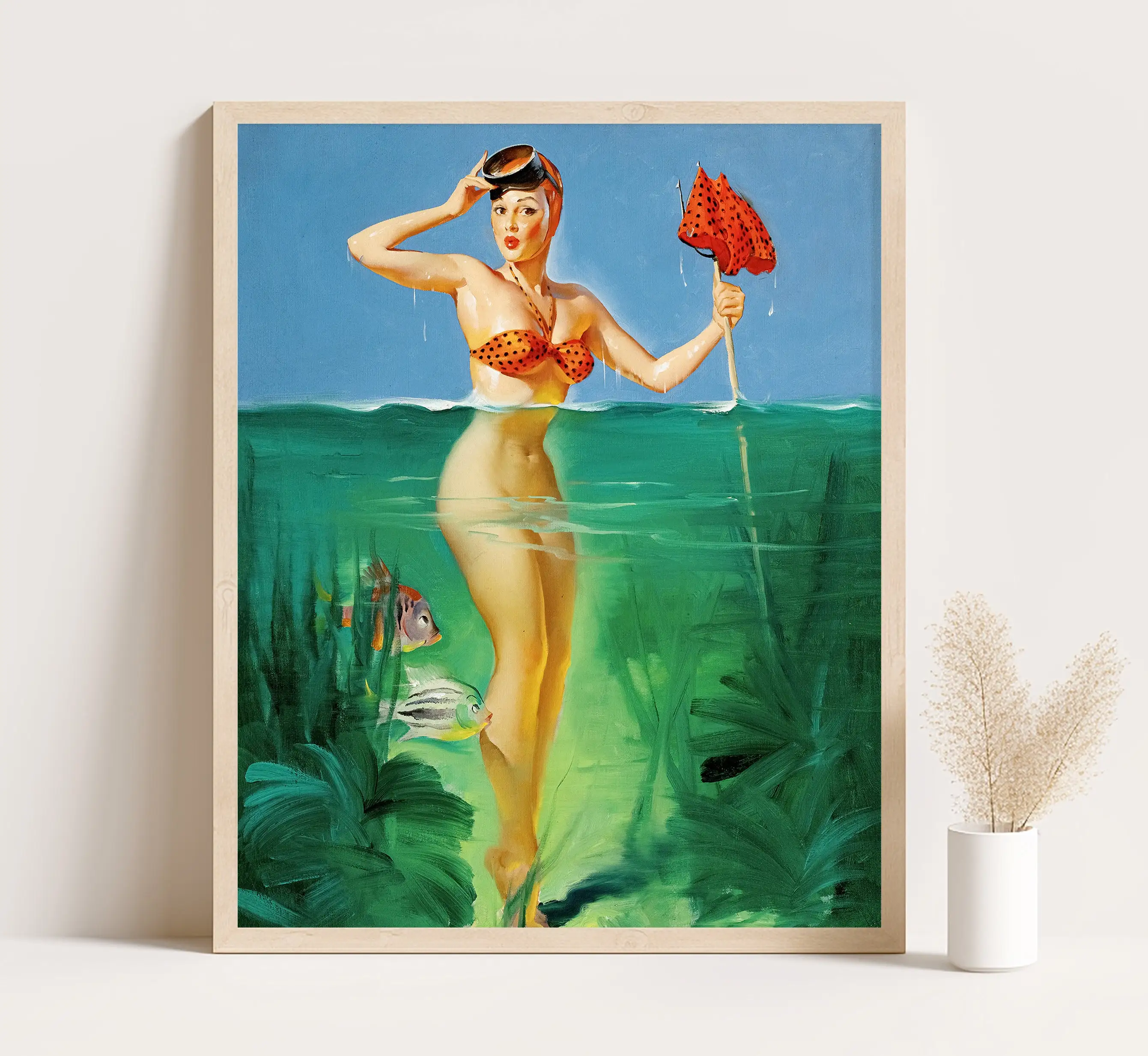 Blonde Pin Up Girls Vintage 1950s Marilyn Monroe Sexy Woman Poster Print Wall Art Pictures Canvas Painting Room Home Decor Gift