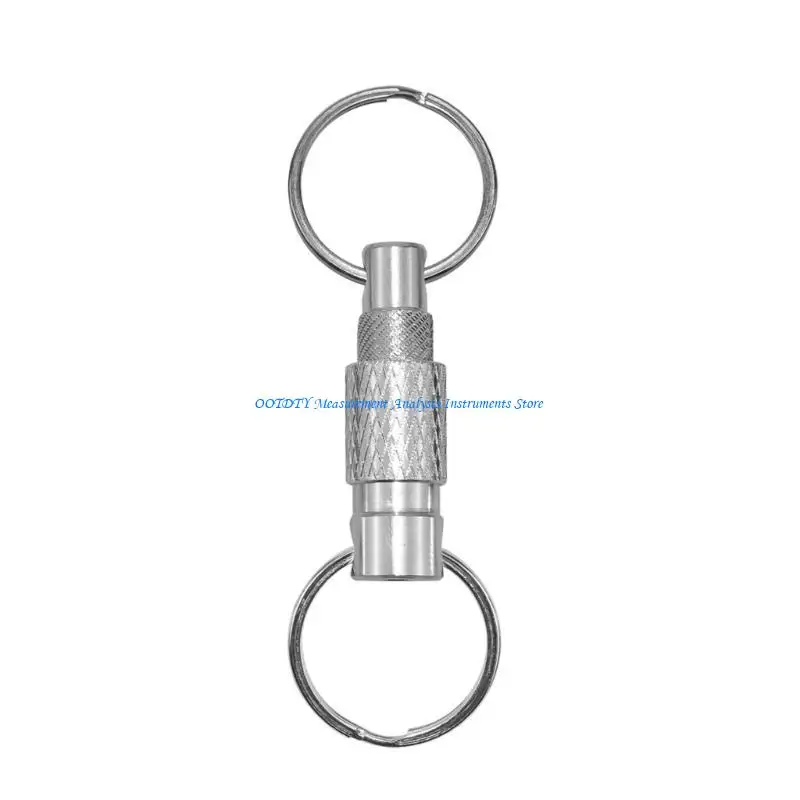 

367D Снижение Keyring Quick Lelept Metal Metal Keychain Double Key Rings функциональные